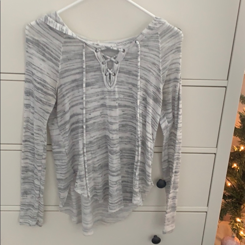 hooded american eagle sweater